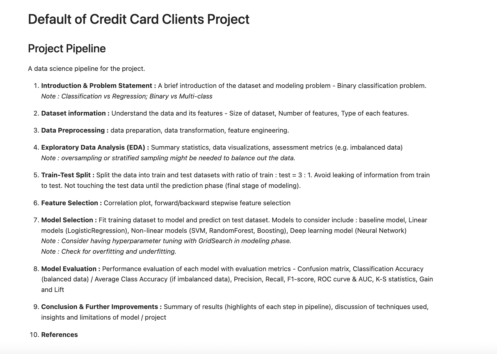 credit card project preview